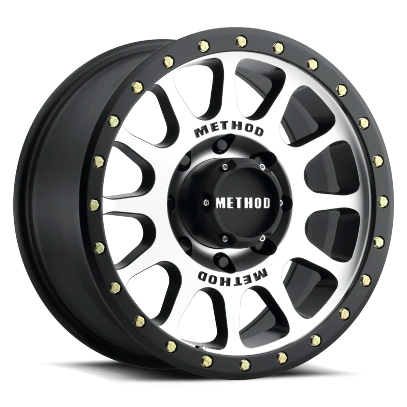 4-Method Race MR305 NV 18x9 8X170 ET+18 Machined Black Lip Wheels (on-sale)