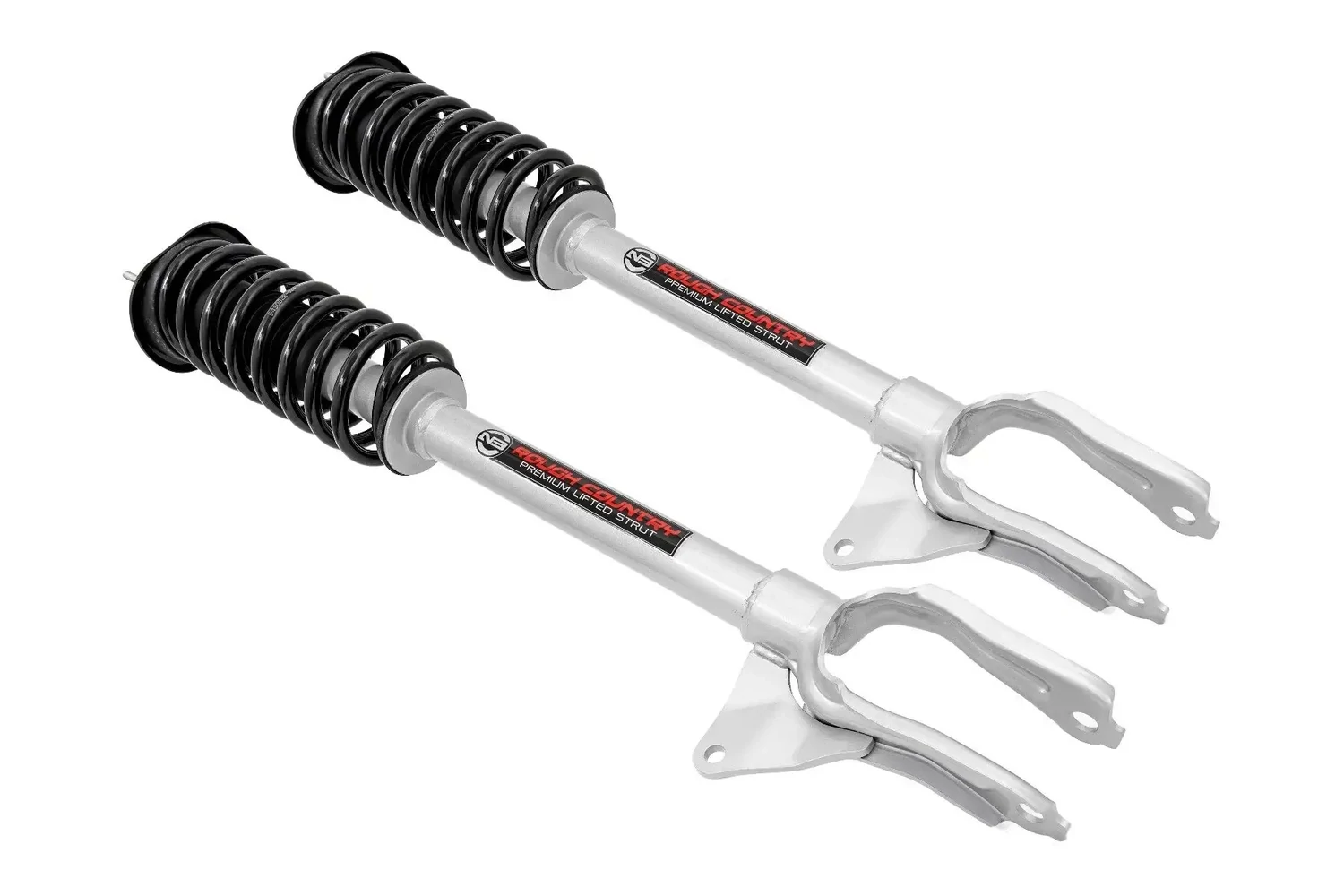 Rough Country Loaded Lifted Strut Pair 2.5" For (16-22) Jeep Grand Cherokee & Dodge Durango 4WD
