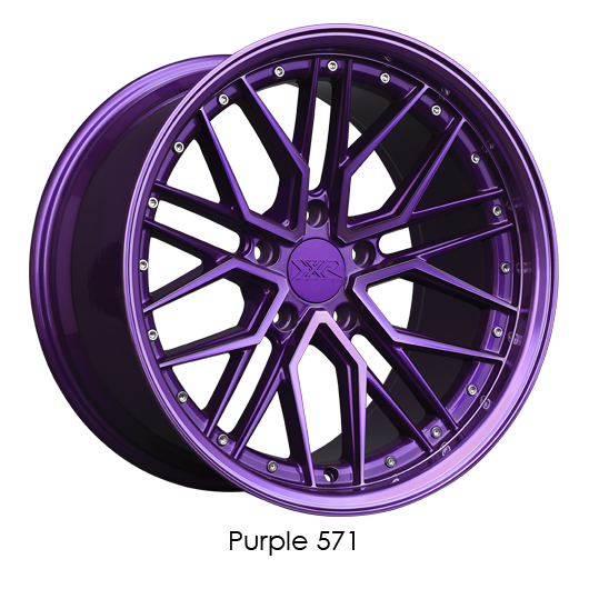 XXR 571 18x8.5 5x114.3 +35MM Candy Purple Wheels