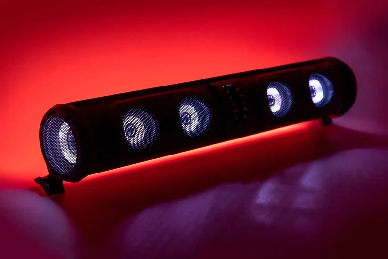 RC Bluetooth LED Sound Bar  Fm Radio AUX UTV SXS