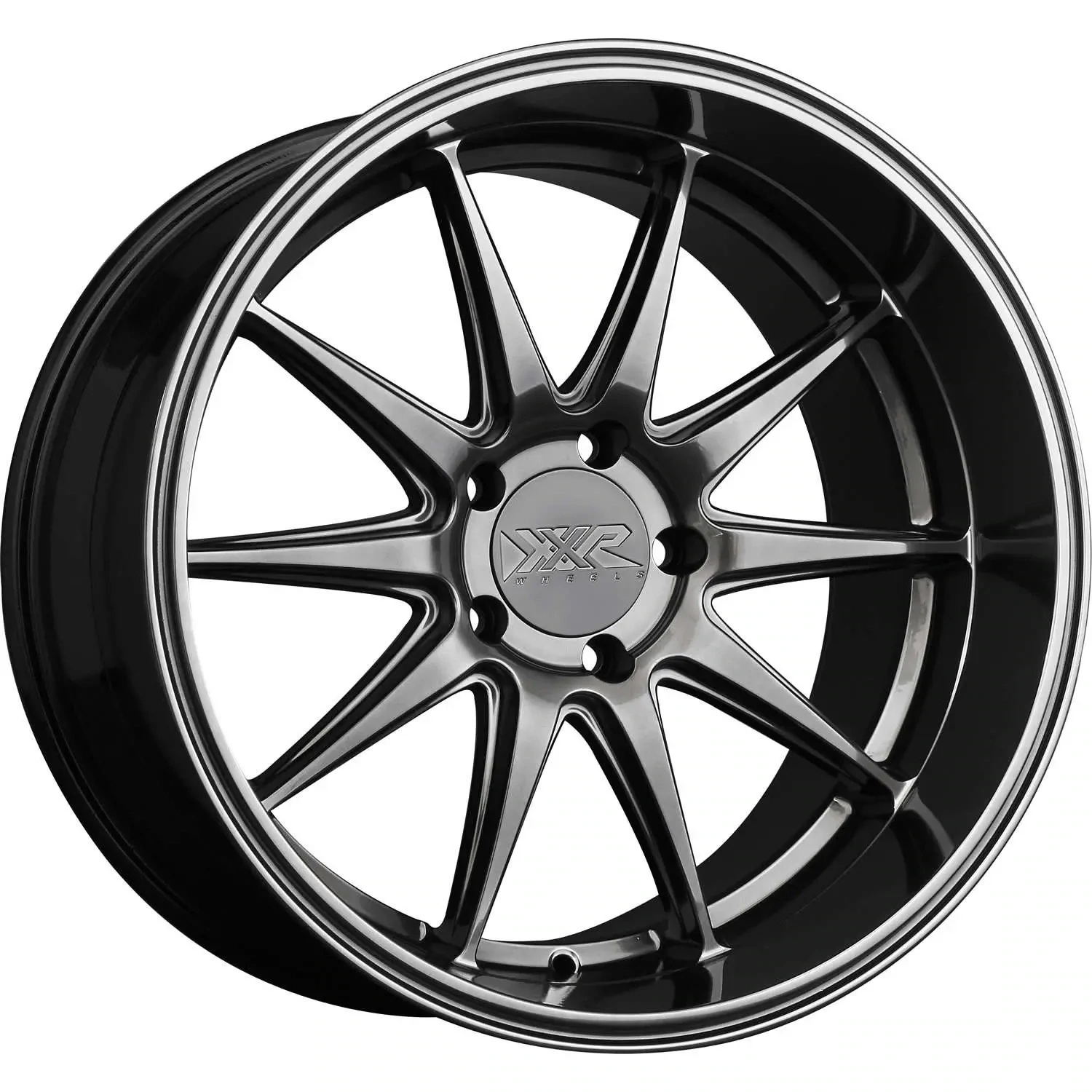XXR 527D 18x9 5x114.3 +35MM Chromium Black Wheel