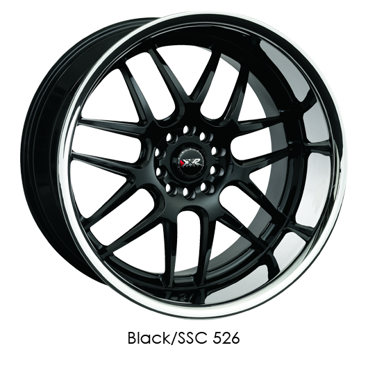 XXR 526 18X10.5 5X114.3 5X120 +20 Black SSC (2- Wheels For staggered set-up)