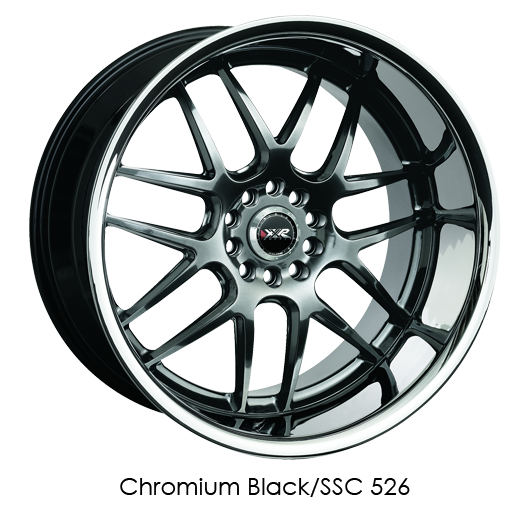 XXR 526 18X9 5X114.3 5X120 +35 Chromium Black/SSC Wheels