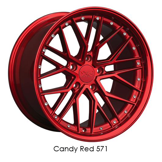 XXR 571 18x8.5 5x114.3 +35MM Candy Red Wheels