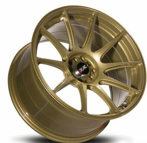 XXR 527 18x8.75 5x100/5x114.3 +35MM Gold Wheel