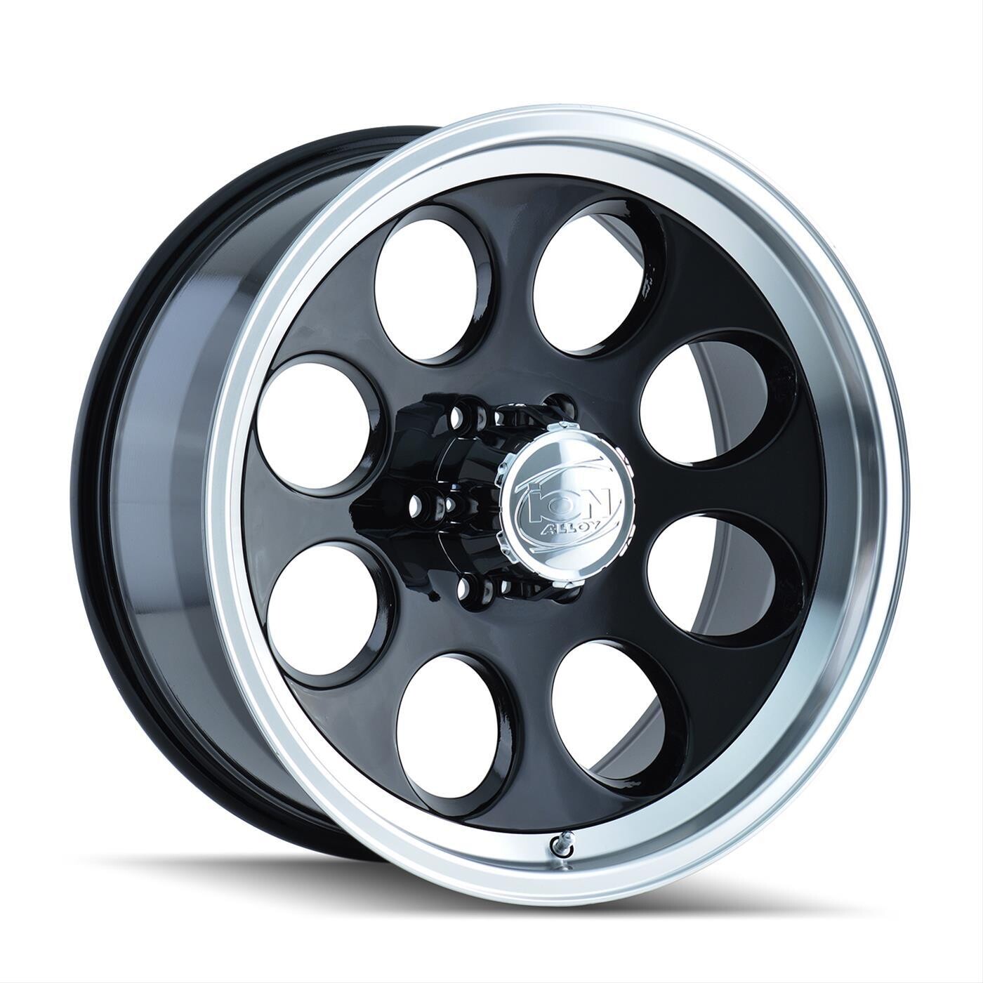 Ion 171 18x9 5x127 5x5 Black Machined Lip Wheels (on sale)