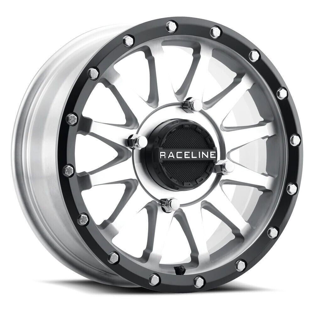 4-Raceline UTV A95MA Trophy 15x6 4x156 +40mm As Cast Machined Wheels