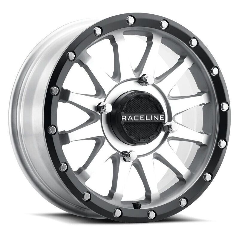 4-Raceline UTV A95MA Trophy 15x6 4x156 +40mm As Cast Machined Wheels