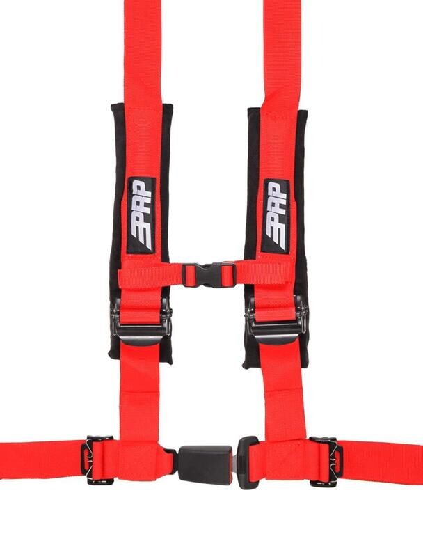 PRP   Universal 4.2 Seat Safety  Harness  Color. RED