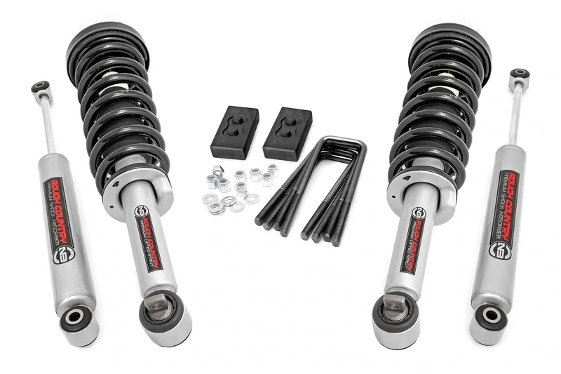 Rough Country 2" Lift Kit W/N3 Struts/N3 Rear Shocks (14-20) Ford F-150 4WD