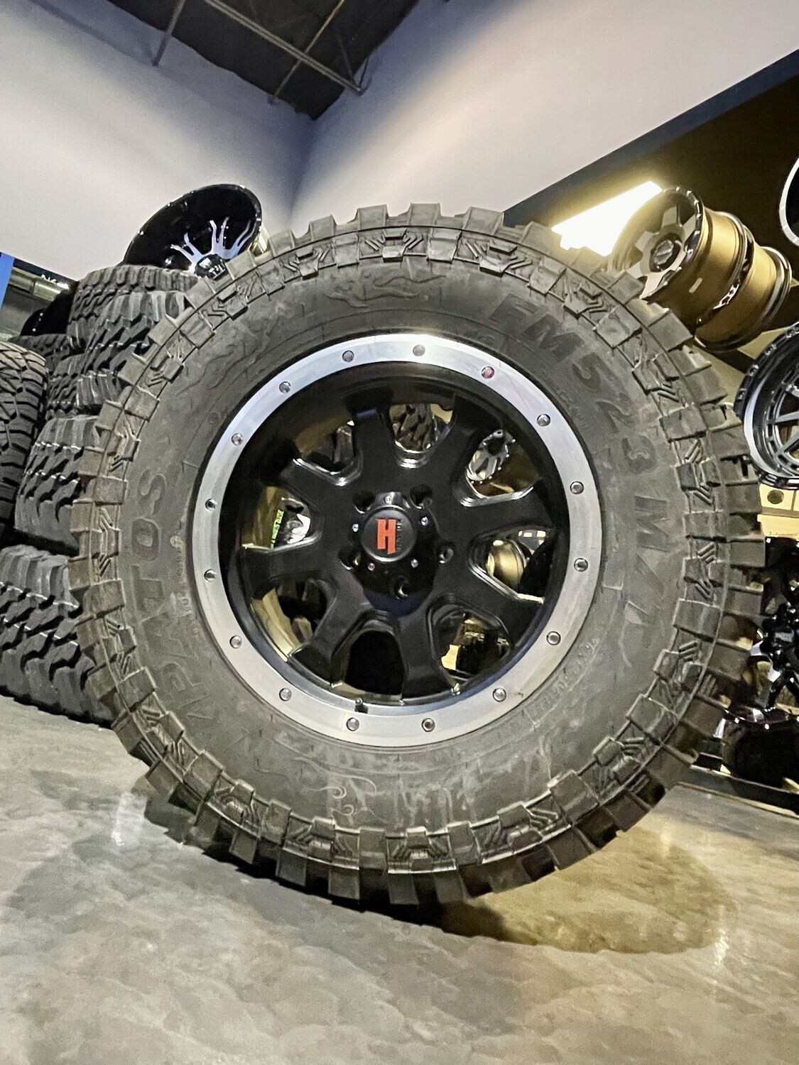 5 Wheel & Tire  Havok 18x9 5x5 Wheels & 33x12.50-18 Forceland R/T Tires