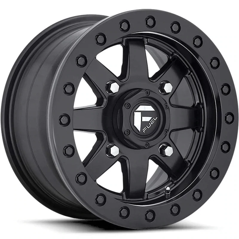 4-Fuel UTV D936 Maverick 15x7 4x137 +38mm Matte Black With a Real Beadlock Wheels