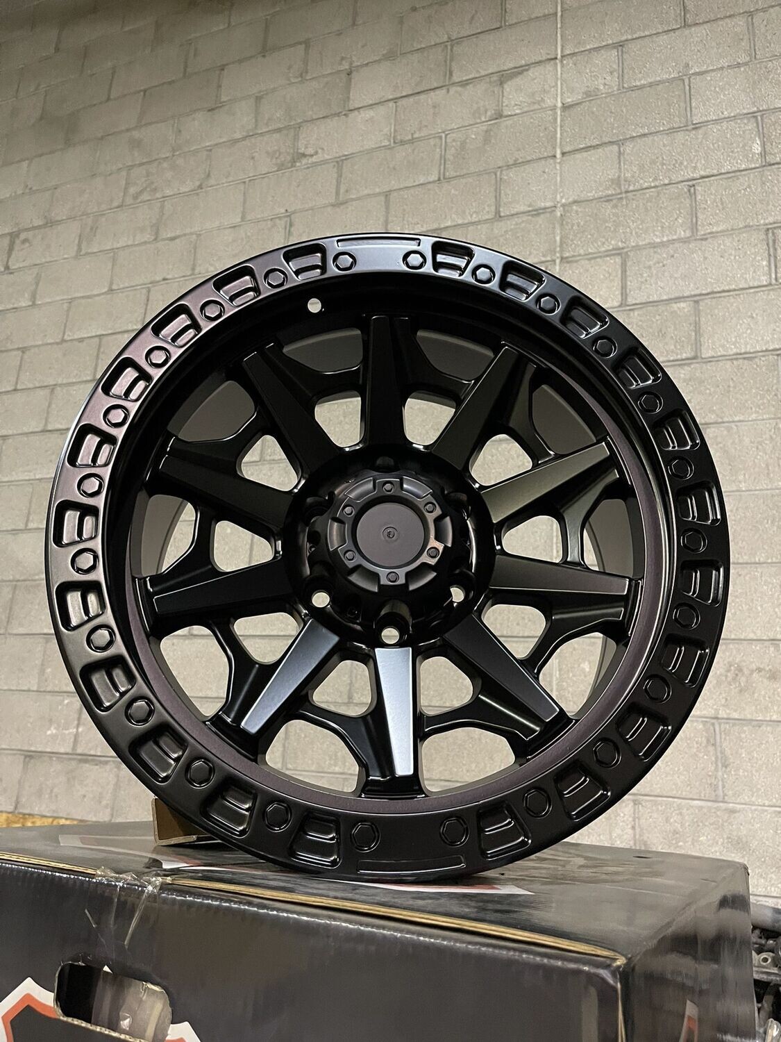 JT Offroad 18X9 6X135 ET0 Matte Black 4-PC Wheels