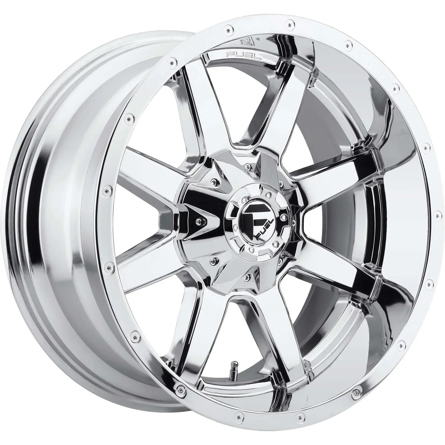 4-Fuel Maverick 20x10 6x135/6x139.7 -24mm Crome Wheels