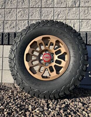 Wheel & Tire Package TRD Style 17X8 6x139.7 Bronze Wheels & 285-70-17 BF Goodrich KO2 Tires