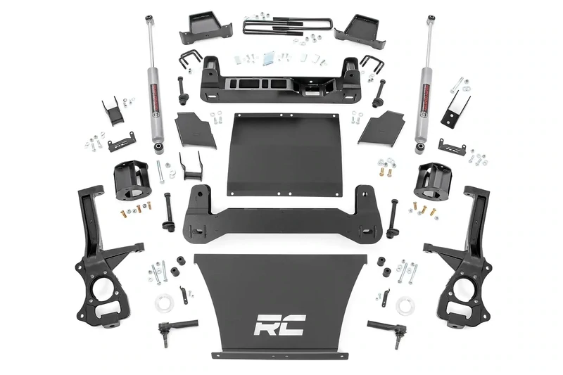 Rough Country 4" Lift Kit AT4/TRAILBOSS 19-24 CHEVY/GMC 1500