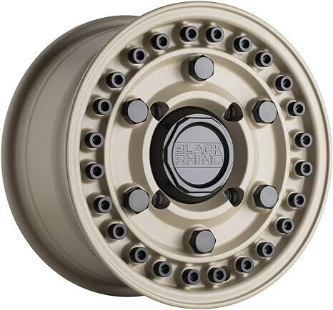 4-Black Rhino Armory Utv 15x7 4x156 Desert Sand Wheels