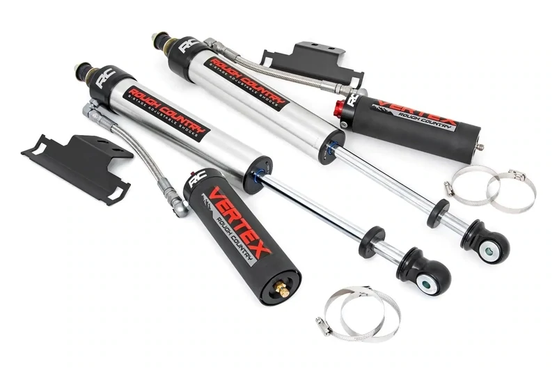Rough Country Vertex 2.5" Adj Rear Shocks 3" (2005-2023) Toyota Tacoma 2WD/4WD