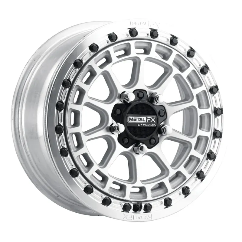 Metal FX Outlaw R Beadlock 15X7 5x114.3 +61MM Raw Wheels
