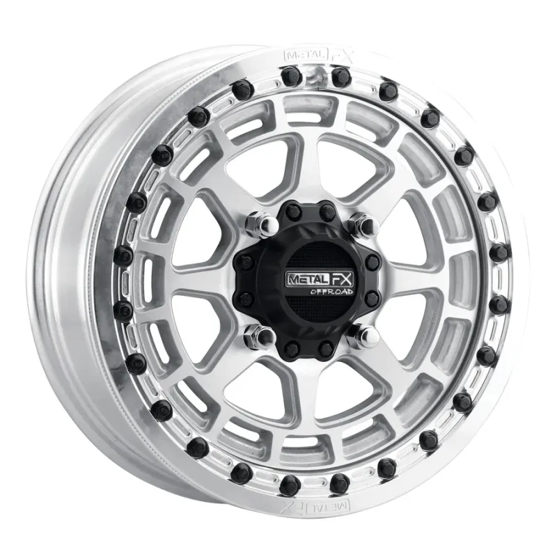 Metal FX Outlaw Beadlock 15X6 4X136 4X137 +38 BS Raw Wheels