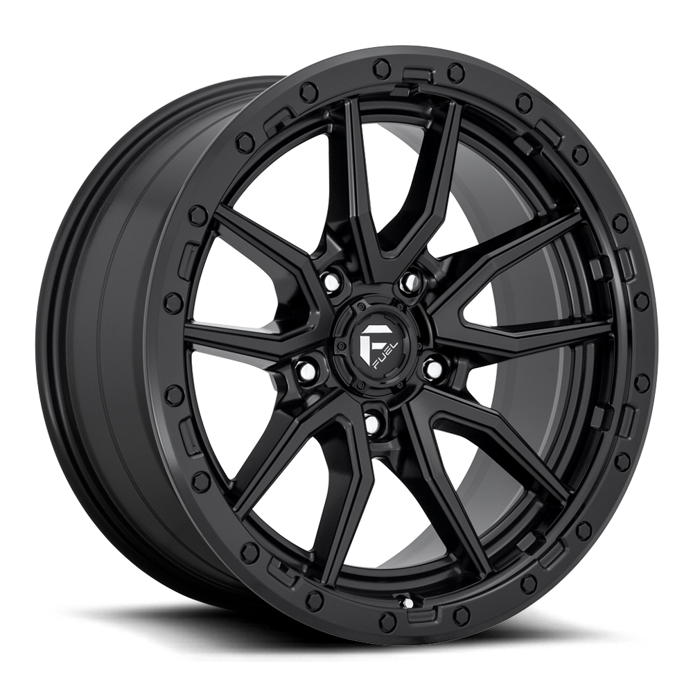 4-Fuel Rebel D679 20x10 5x5.5 -18 Matte Black Wheels