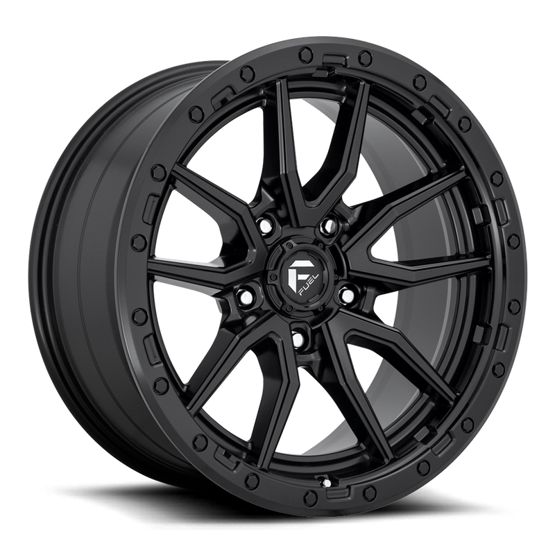 4-Fuel Rebel D679 20x10 5x5.5 -18 Matte Black Wheels