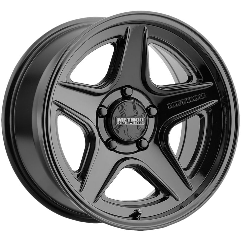 4-Method Race MR319 17x9 5x5 5x127 ET-12 Gloss Black Wheels