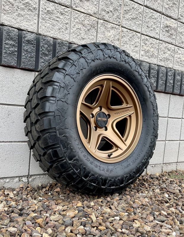 4 Wheel & Tire Method Race MR319 17x8.5  8x170 Bronze Wheels & 33x12.50-R17 Forceland Rebel Hawk Tires