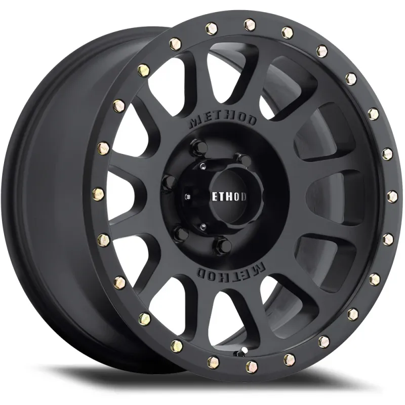 4-Method Race MR305 NV 18x9 6X5.5 6X139.7 0MM Matte Black Wheels