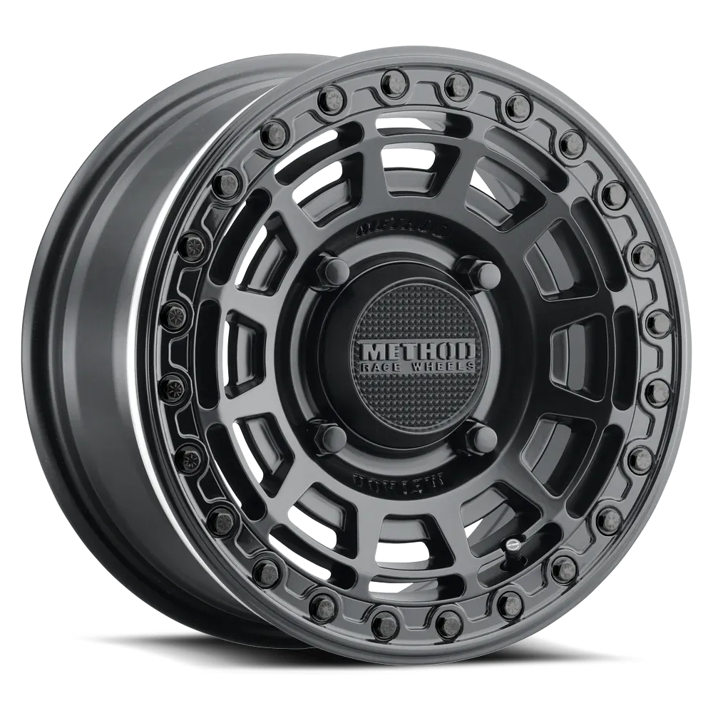 4-Method Race UTV Beadlock MR415 15x7 4X156 38mm/5+2 Double Black Wheels