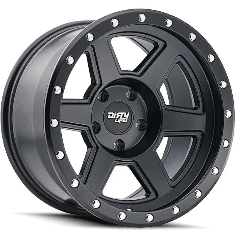 Dirty Life Compound 9315 20x10 8x165.1 Matte Black Wheels