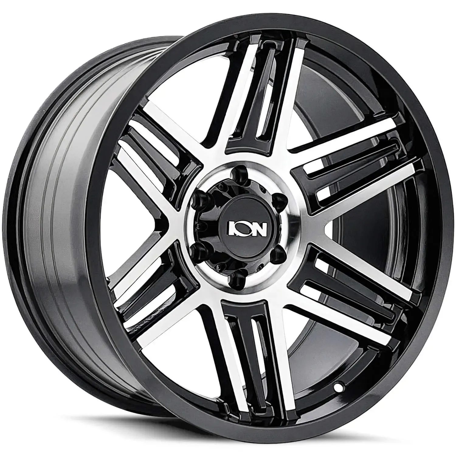 ION Style 147 17x9 8x170 0mm Black Machined Wheels