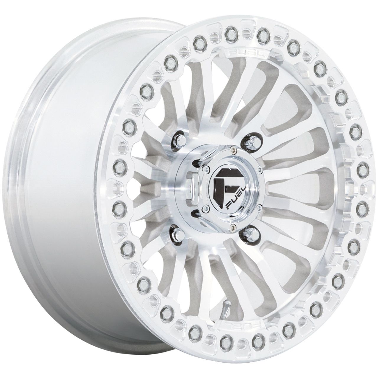 4-Fuel UTV FV125 Rincon 15x7 4x137 +10mm Machined Beadlock Wheels