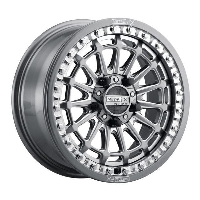 Metal FX Delta R Beadlock 15x7 5x114.3 +38 Gunmetal Wheel