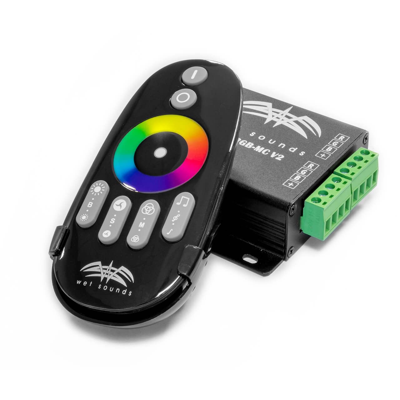 Wet Sounds RF RGB Music Controller W/ Touch Activated Remote