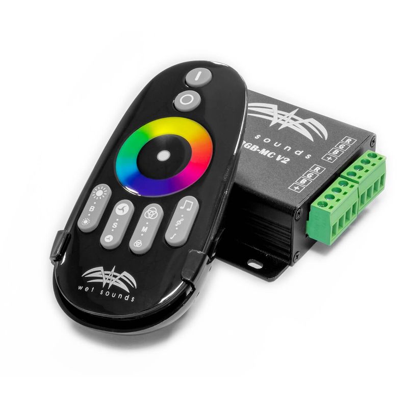 Wet Sounds RF RGB Music Controller W/ Touch Activated Remote