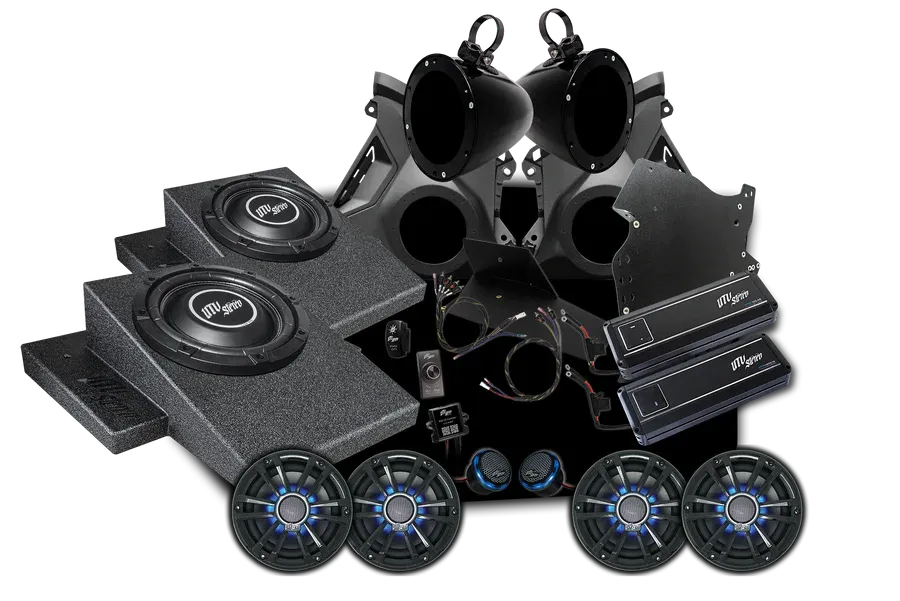 Utv Stereo Signature Series Stage 7 Stereo Kit For Can-Am Maverick R