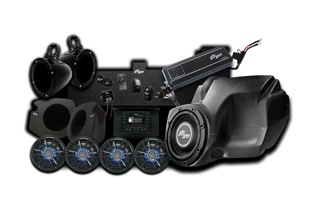 Utv Stereo Signature Series Stage 6 Stereo Kit for RZR