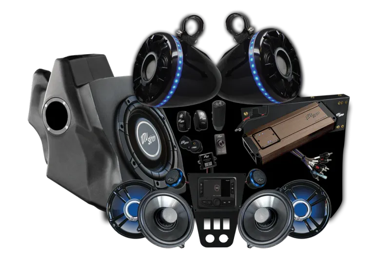 Utv Stereo Series Elite Stage 6 Stereo Kit for RZR Pro Utv Stereo Series Elite Stage 6 Stereo Kit for RZR Pro