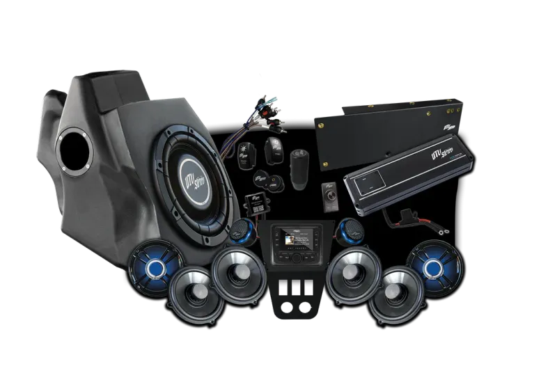 Utv Stereo Series Signature Stage 6 Stereo Kit for RZR Pro