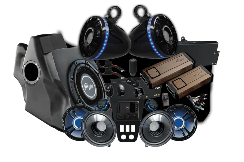 Utv Stereo Series Elite Stage 7 Stereo Kit for RZR Pro Utv Stereo Series Elite Stage 7 Stereo Kit for RZR Pro
