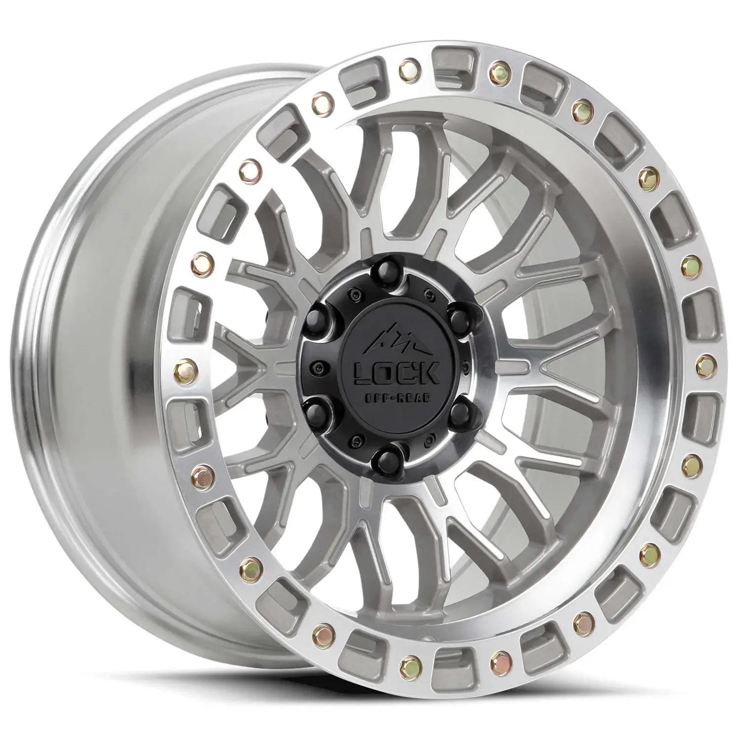 Lock Offroad Combat 20x9 6x139.7 +0 Machine Face Wheels