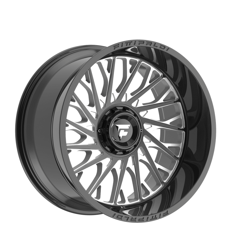 Fittipaldi Offroad FA08BM 20x12 6x135 6x139.7 Gloss Black Milled Wheels