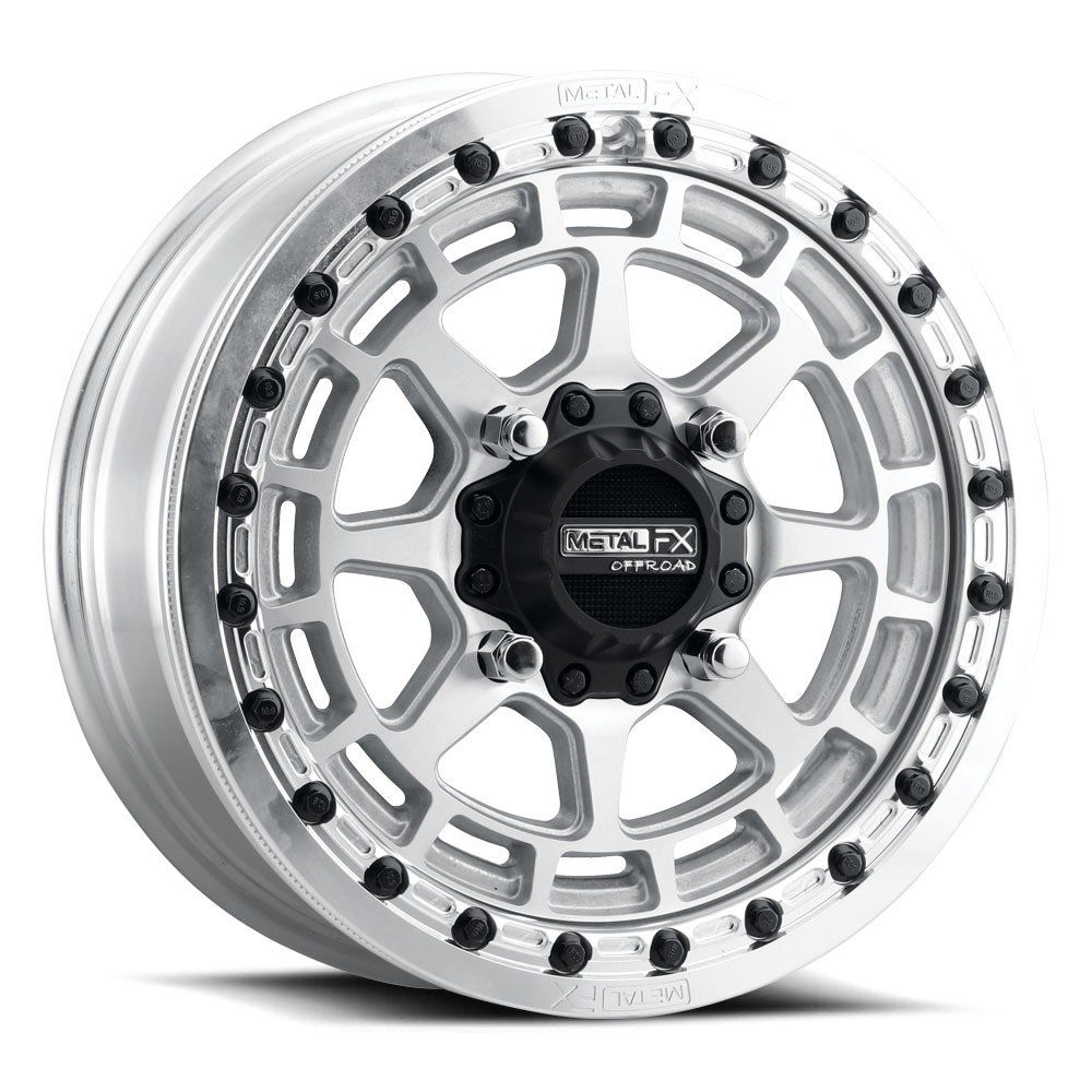 Metal FX Outlaw Beadlock 15X6 4X156 +38 Raw Wheels