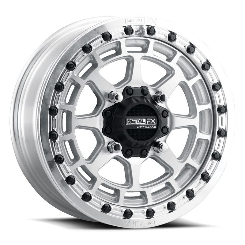 Metal FX Outlaw Beadlock 15X6 4X156 +38 Raw Wheels
