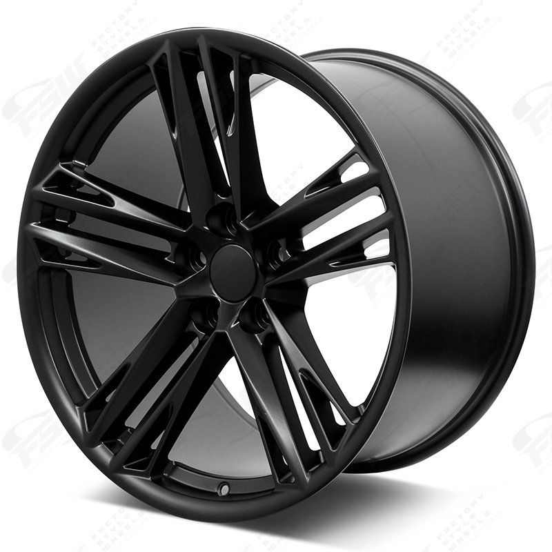 ZL Split Style F038 20x10 5x120 Satin Black (2-Wheels)