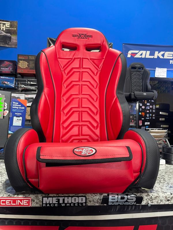 triple X 2.0 Front Bucket Seats Tan with Black can-am17-25 Can-Am Maverick X3 (pair)