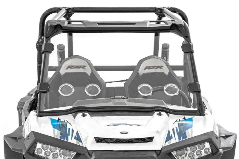 Rough Country Polaris Scratch Resistant Vented Full Windshield (16-19 RZR 900/1000XP Turbo)
