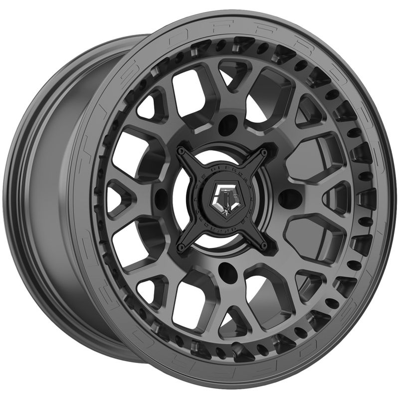 TIS UTV 558A 14x7 4x137 +10mm Gunmetal Wheels