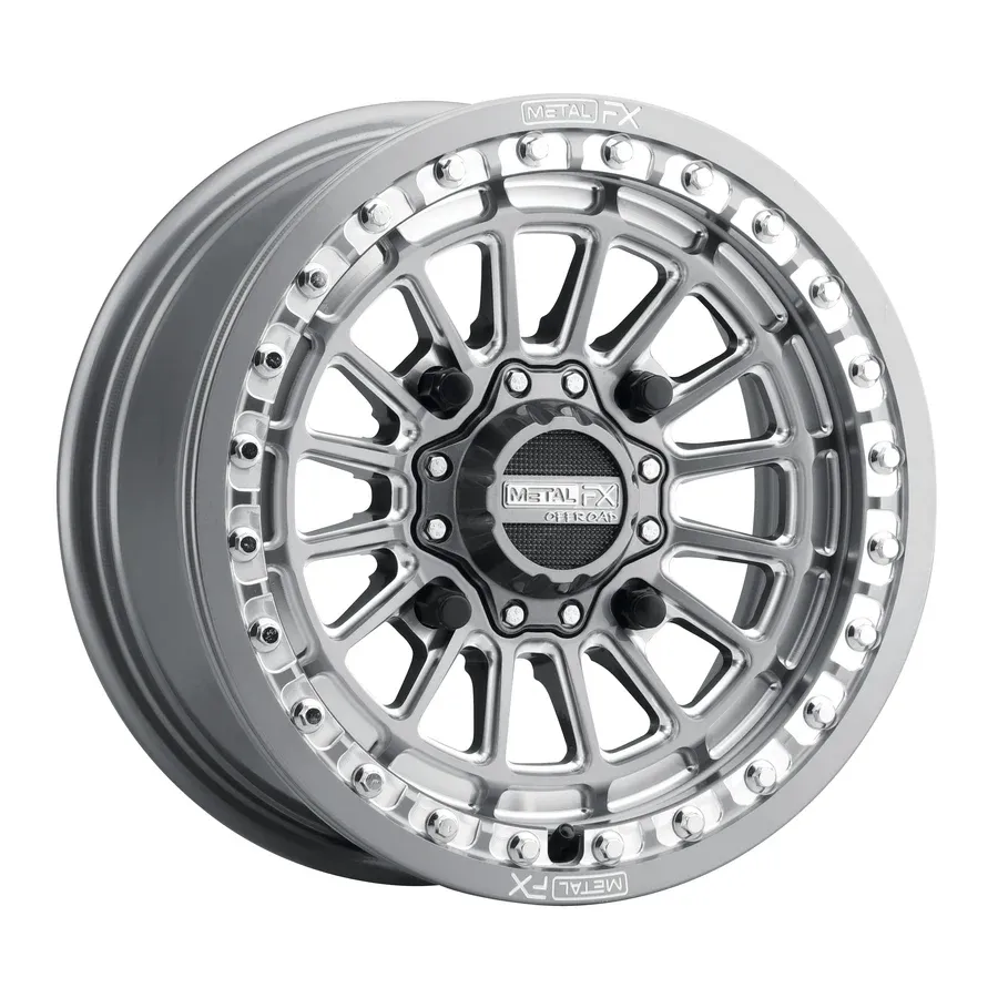 Metal FX Delta Beadlock 15X7 4X156 +25 Gunmetal Contrast Cut Wheels